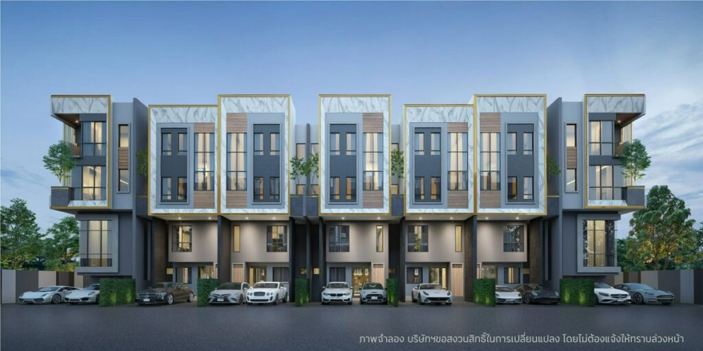 project presentation Twin townhouses